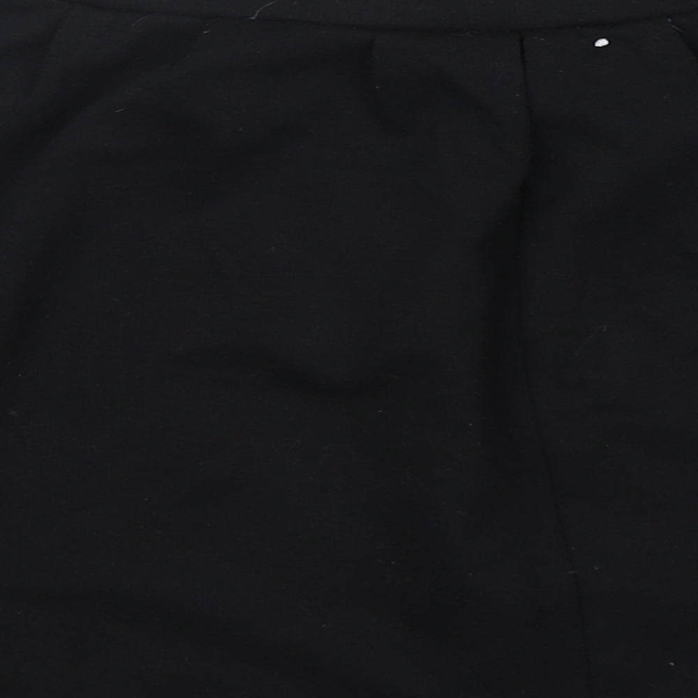 George Girls Black  Polyester A-Line Skirt Size 7-8 Years  Regular