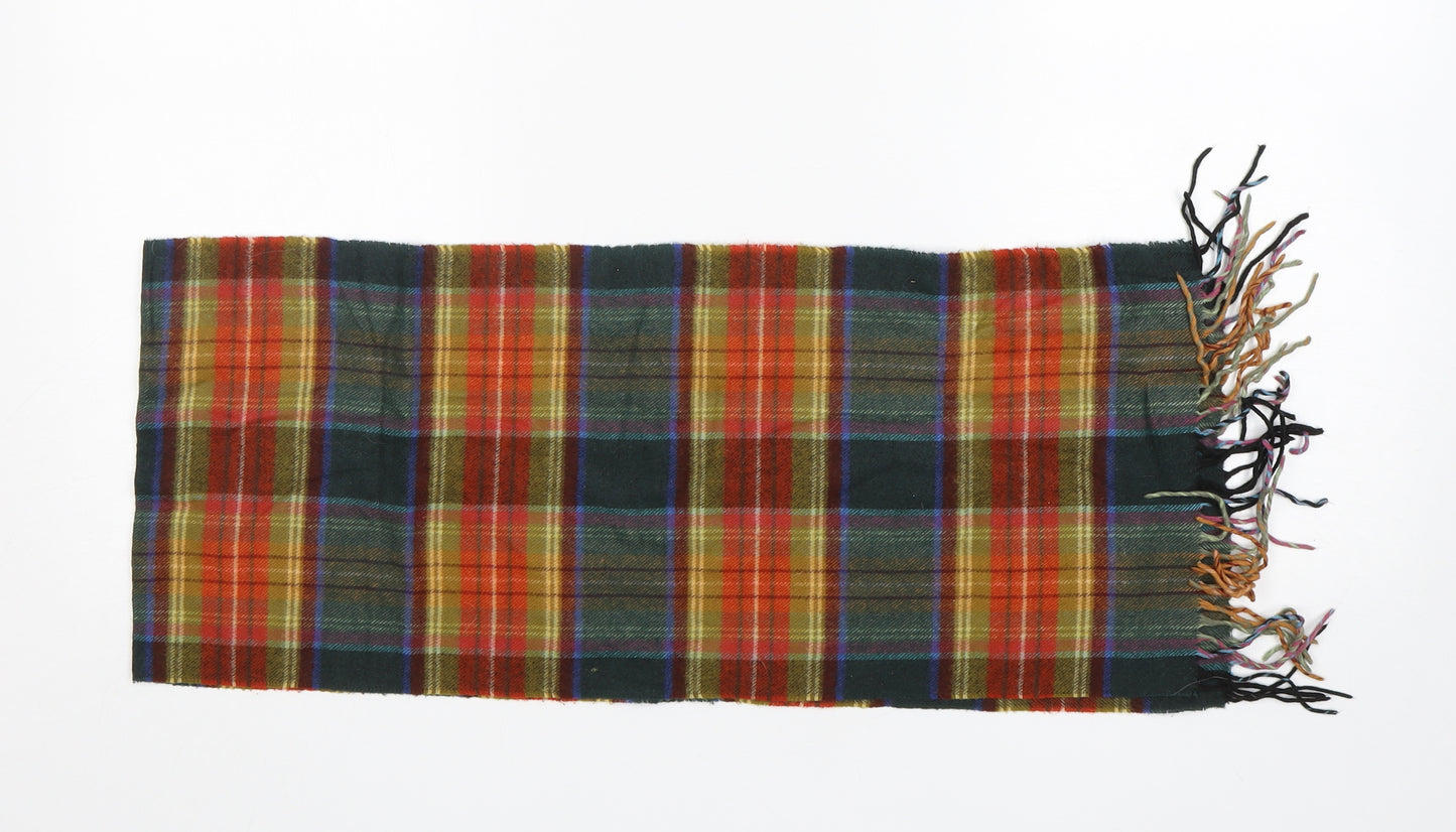 Preworn Mens Multicoloured Plaid  Scarf  Size Regular