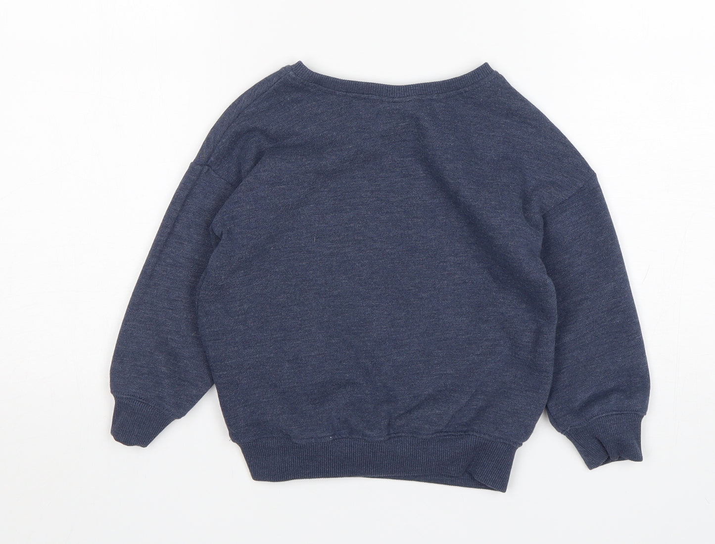 NEXT Girls Blue  Cotton Pullover Sweatshirt Size 3-4 Years   - peppa pig christmas