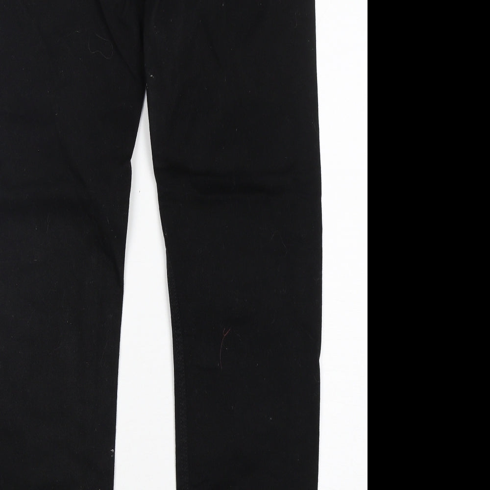 Burton  Mens Black  Cotton Skinny Jeans Size 32 L31 in Regular
