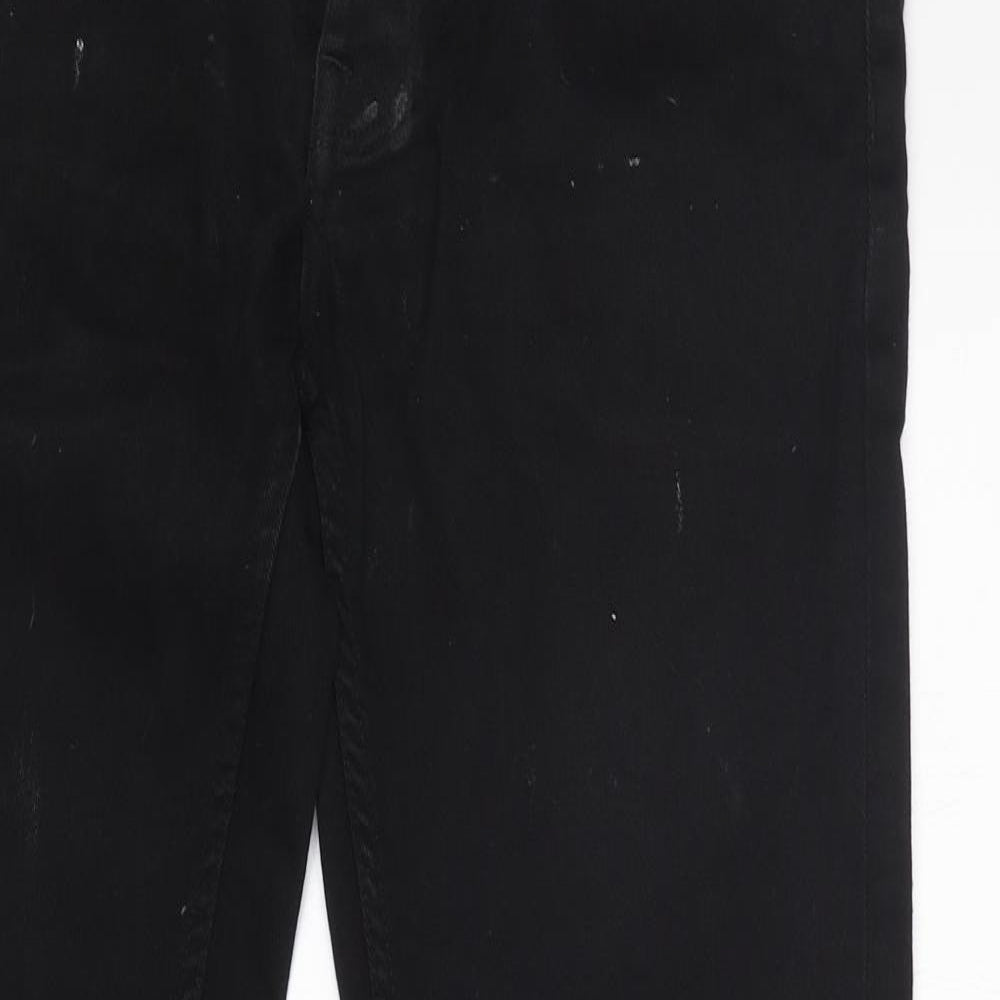 Burton  Mens Black  Cotton Skinny Jeans Size 32 L34 in Regular