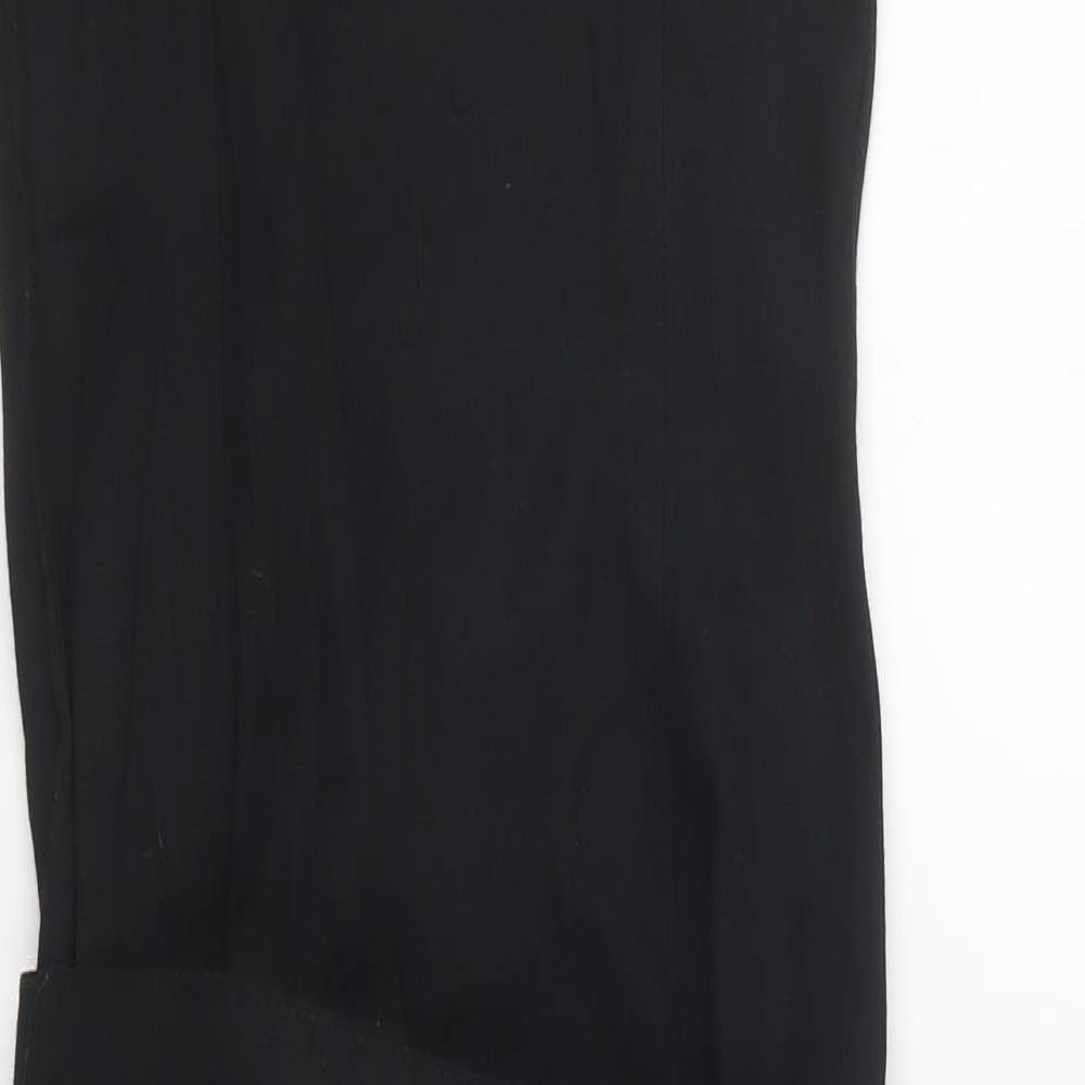 Principles Womens Black  Viscose Pencil Dress  Size 8  Scoop Neck Button