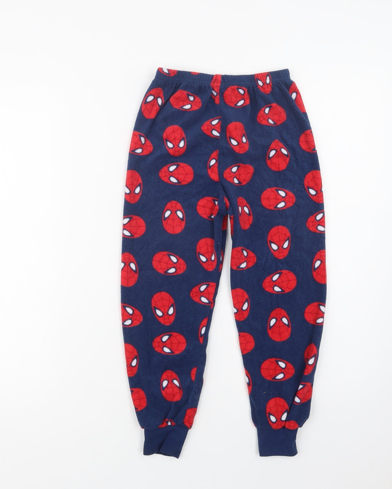 Primark Boys Blue Geometric Polyester  Pyjama Pants Size 6-7 Years   - Spider-Man