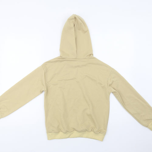 SheIn Girls Beige  Cotton Pullover Hoodie Size 10-11 Years