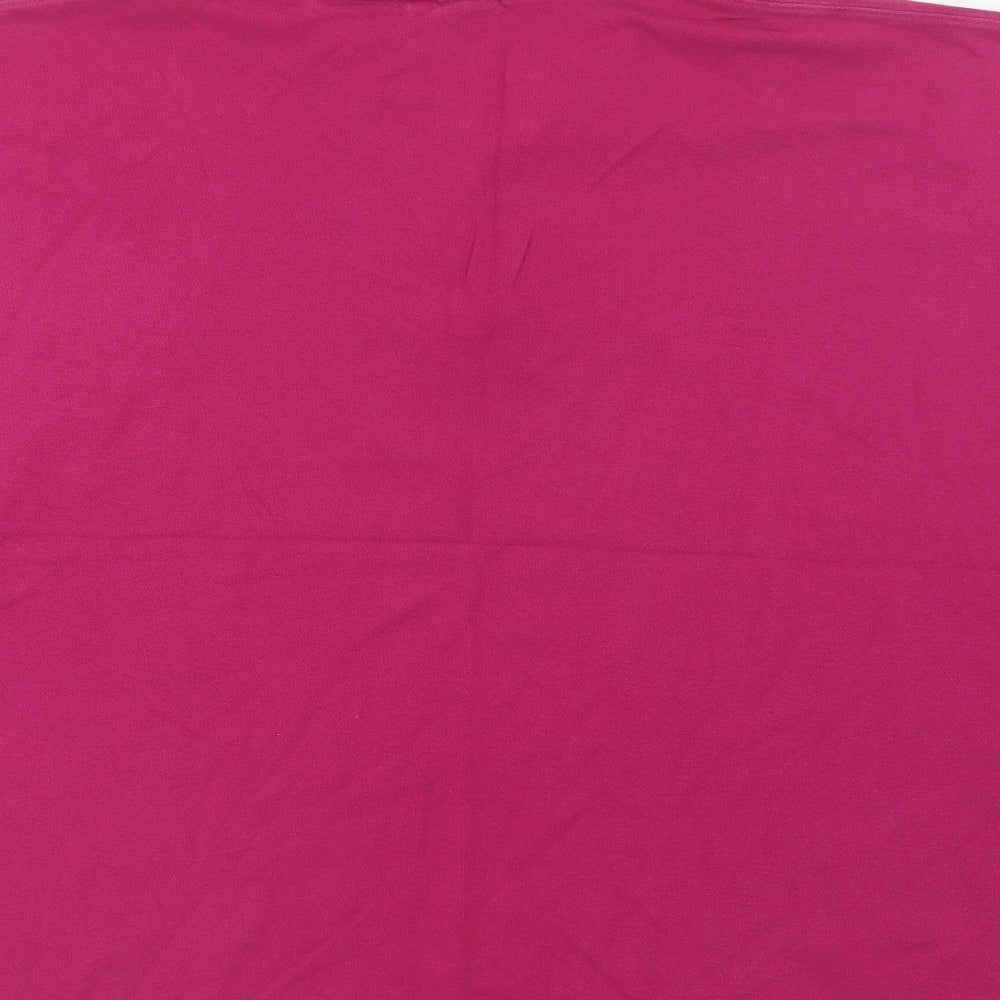 Cotton Traders Mens Purple  Cotton  Polo Size 3XL Collared Button
