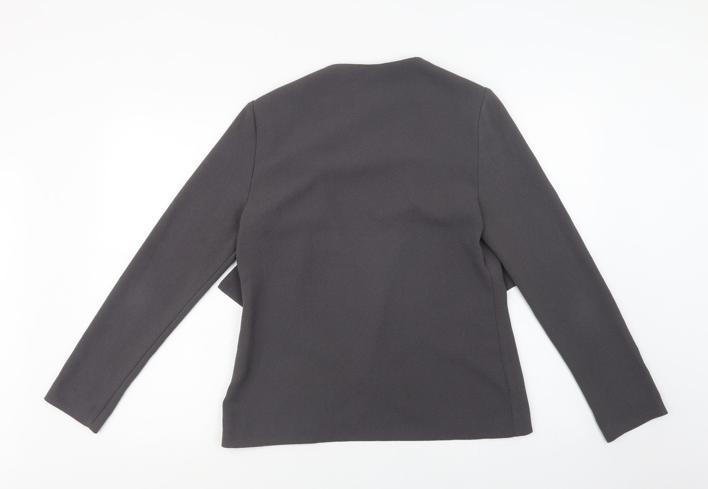 George Womens Grey   Overcoat Blazer Size 10