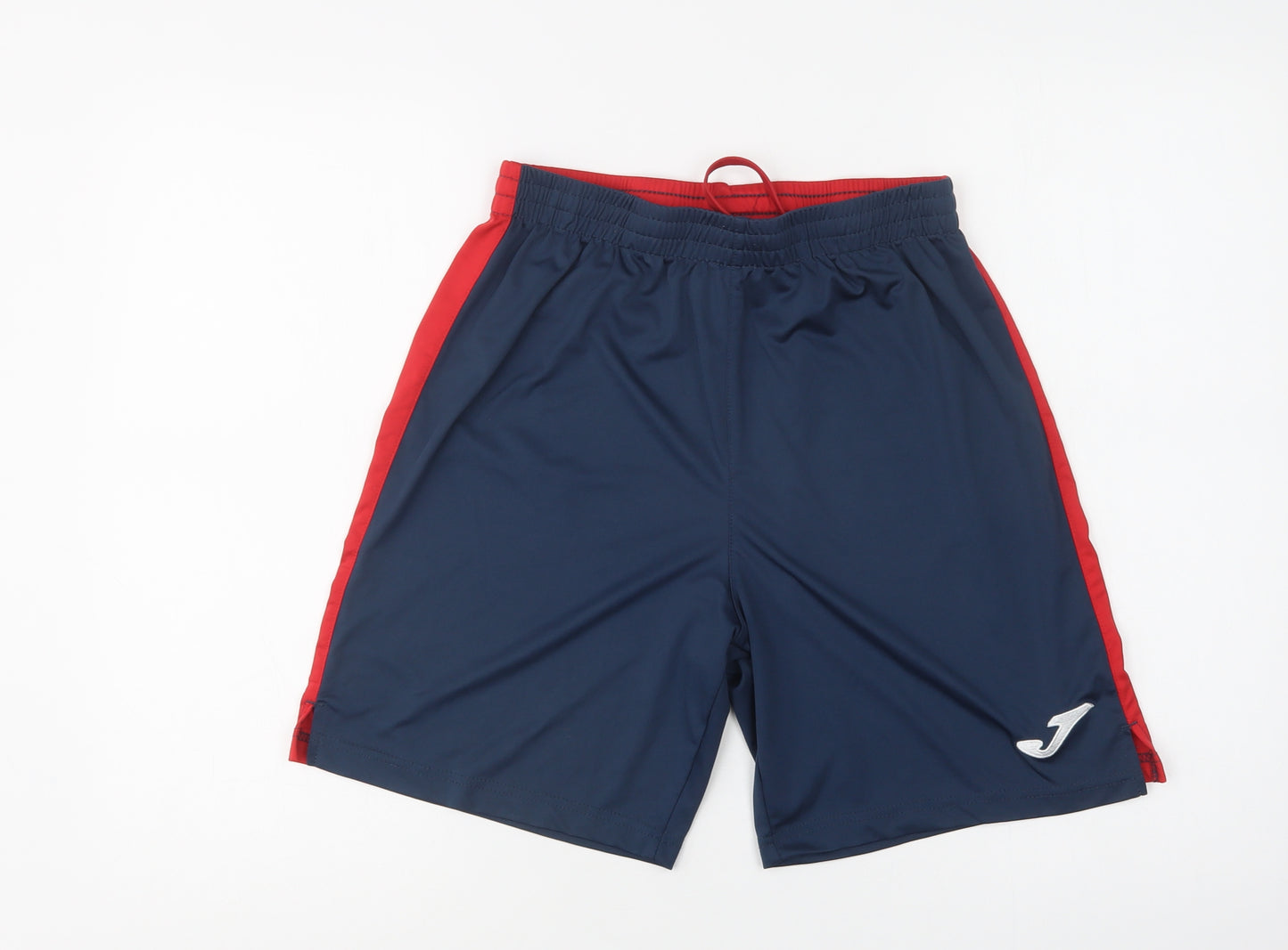 Joma Mens Blue  Polyester Sweat Shorts Size S L8 in Regular Drawstring