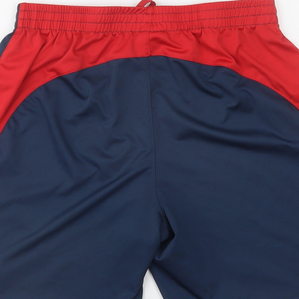 Joma Mens Blue  Polyester Sweat Shorts Size S L8 in Regular Drawstring