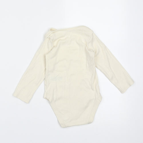 Marks and Spencer Baby Ivory  Cotton Babygrow One-Piece Size 12-18 Months