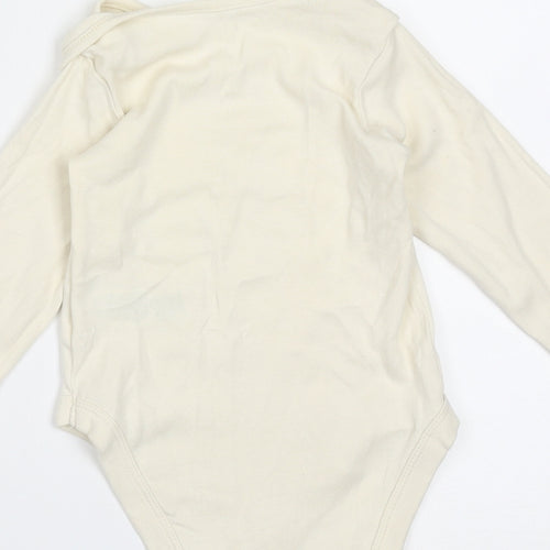 Marks and Spencer Baby Ivory  Cotton Babygrow One-Piece Size 12-18 Months