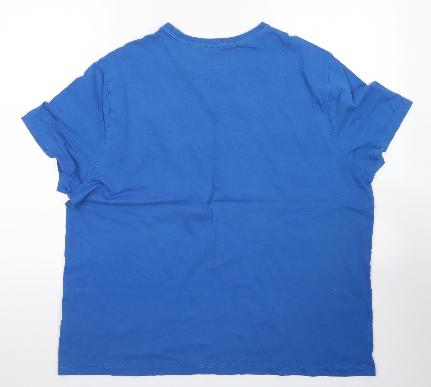 TU Mens Blue  Cotton  T-Shirt Size XL Crew Neck
