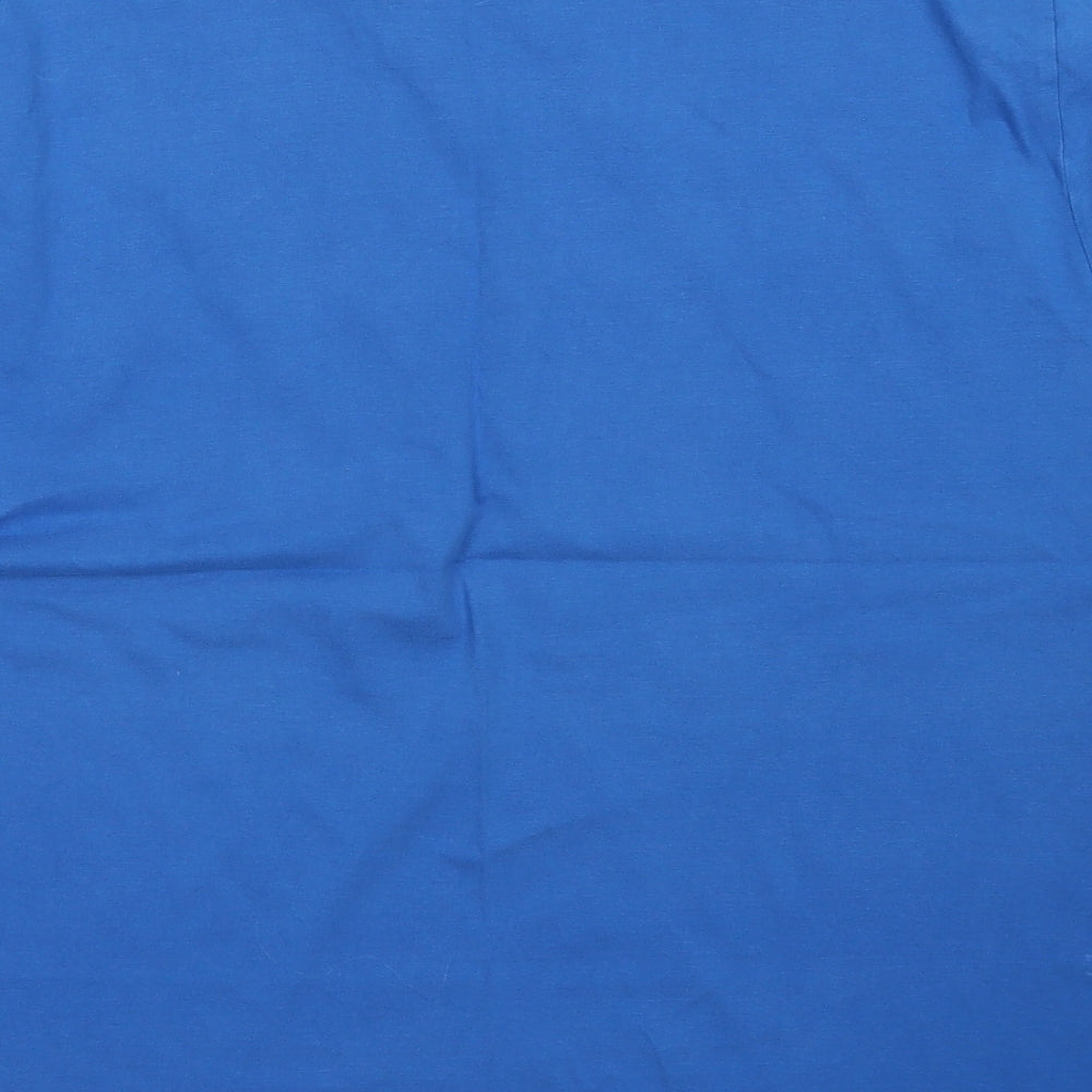 TU Mens Blue  Cotton  T-Shirt Size XL Crew Neck