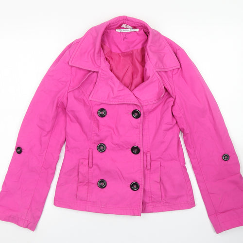 F&F Womens Pink   Jacket  Size 8  Button