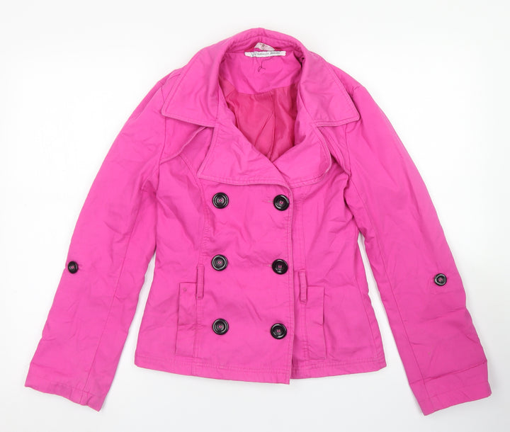 F&F Womens Pink Jacket Size 8 Button