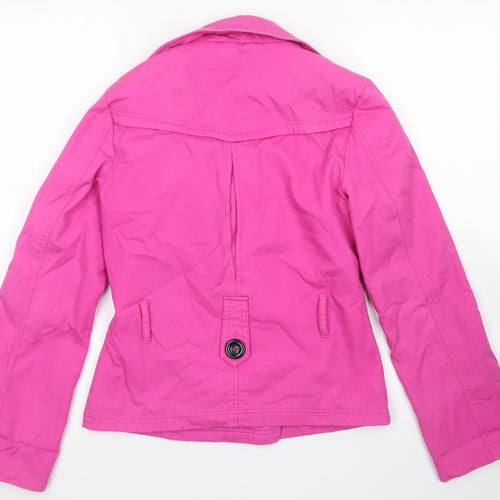 F&F Womens Pink   Jacket  Size 8  Button