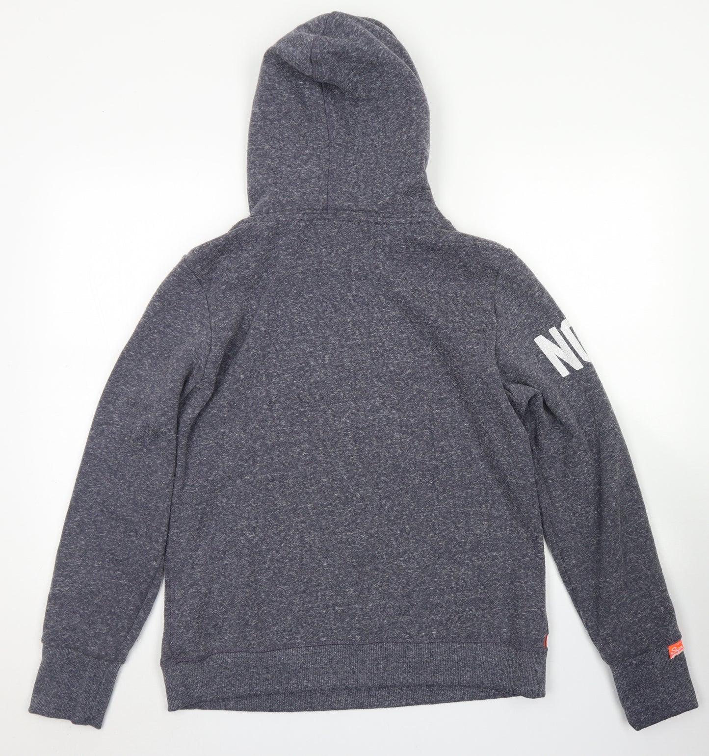 Superdry Mens Blue  Polyester Pullover Hoodie Size XL