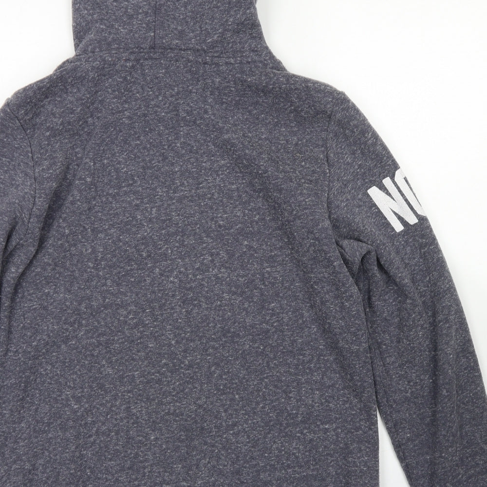 Superdry Mens Blue  Polyester Pullover Hoodie Size XL