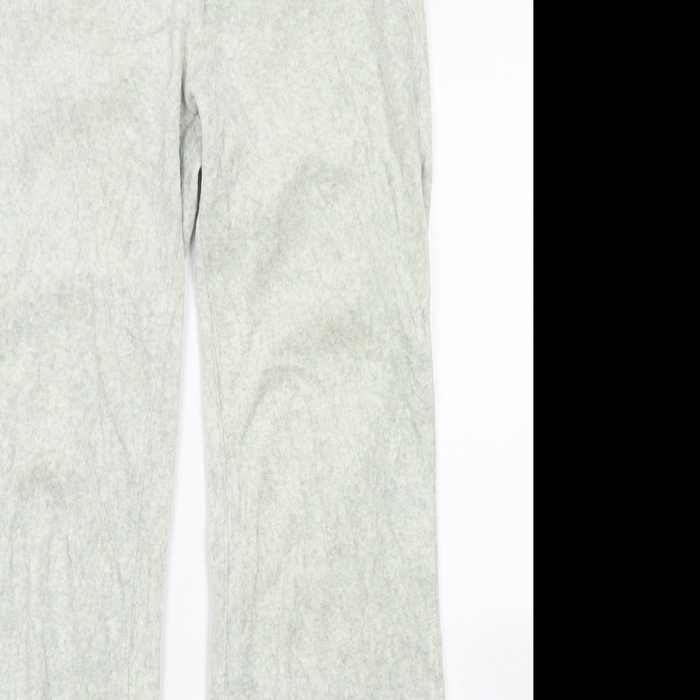 Denim Co Womens Green  Cotton Jogger Trousers Size 8 L27 in Regular Drawstring