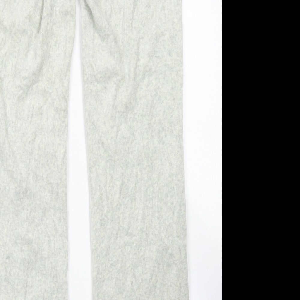 Denim Co Womens Green  Cotton Jogger Trousers Size 8 L27 in Regular Drawstring