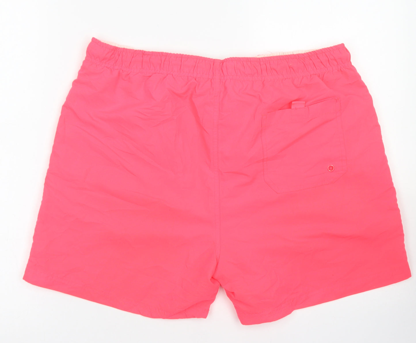 Primark Mens Pink  Polyester Athletic Shorts Size L  Regular Drawstring - Board Shorts
