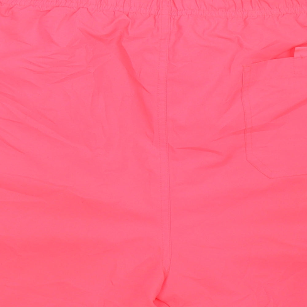 Primark Mens Pink  Polyester Athletic Shorts Size L  Regular Drawstring - Board Shorts