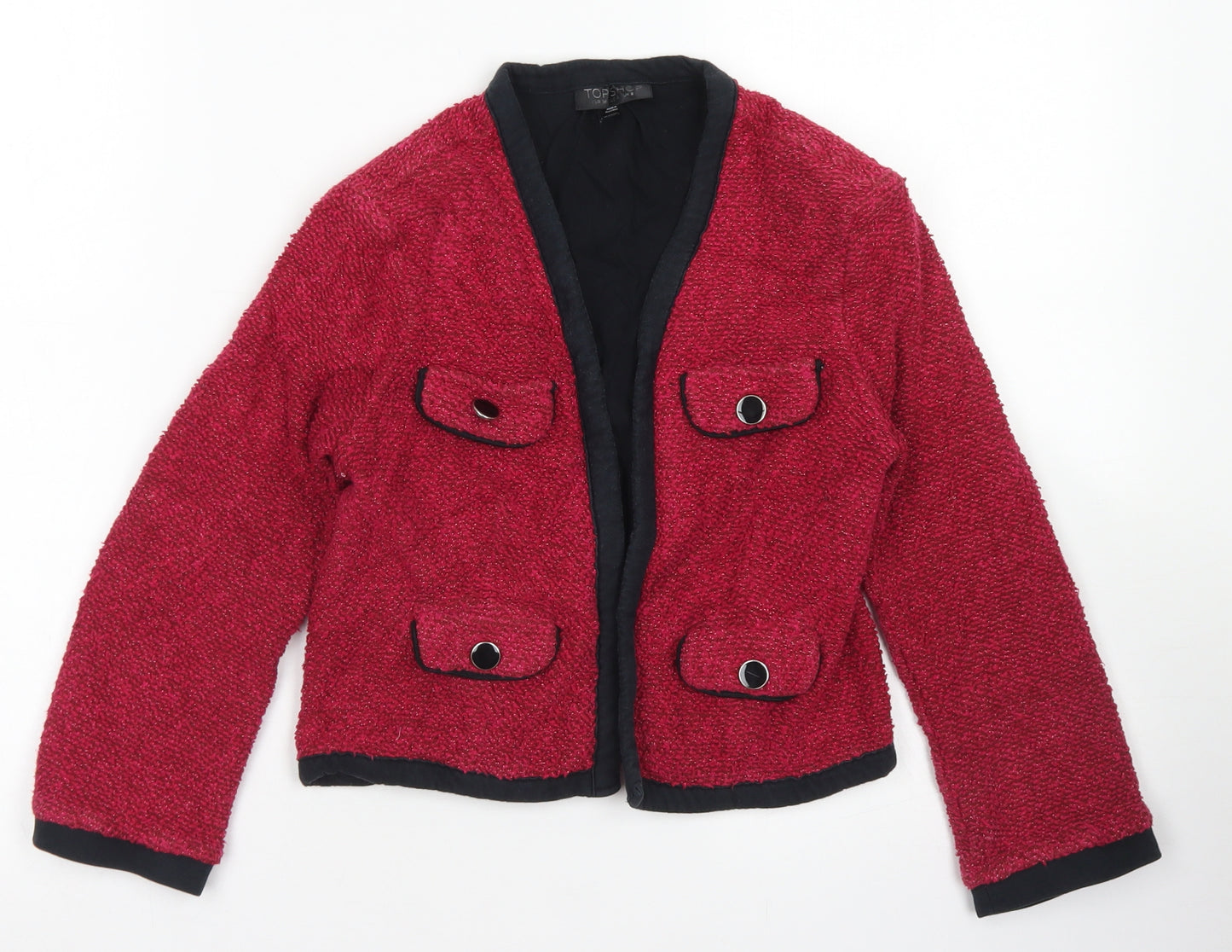 Topsjhop Womens Pink   Jacket Blazer Size 8