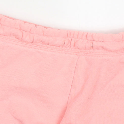 Candy Couture Girls Pink  Cotton Sweat Shorts Size 12 Years  Regular
