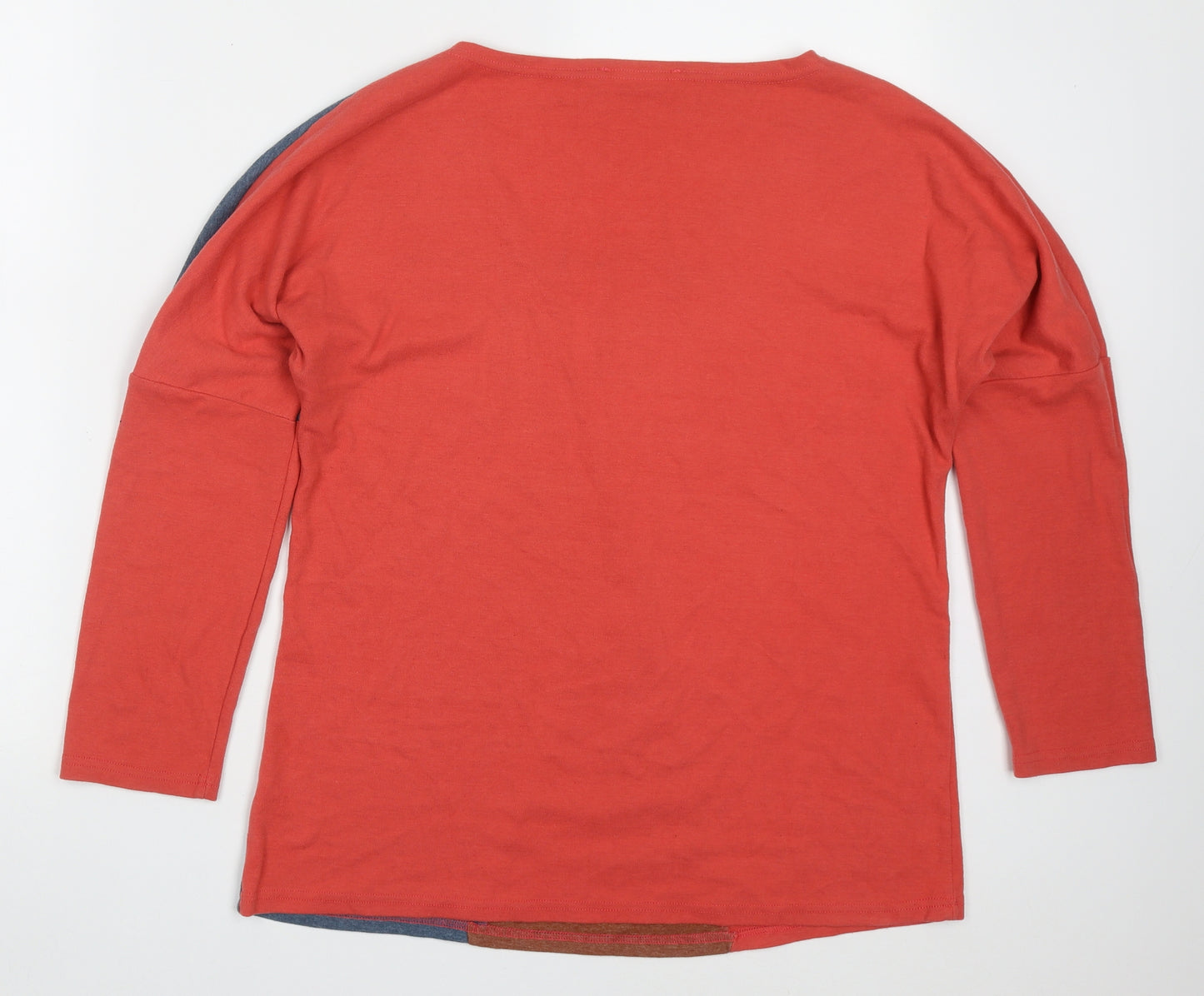 Yidarton Womens Multicoloured Colourblock Cotton Pullover Sweatshirt Size L  Pullover