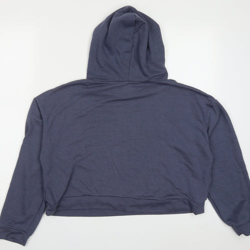 Jeff & Co Womens Blue  Polyester Pullover Hoodie Size 12  Pullover