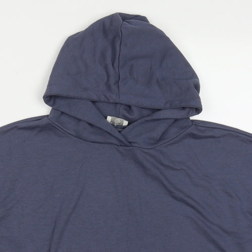 Jeff & Co Womens Blue  Polyester Pullover Hoodie Size 12  Pullover