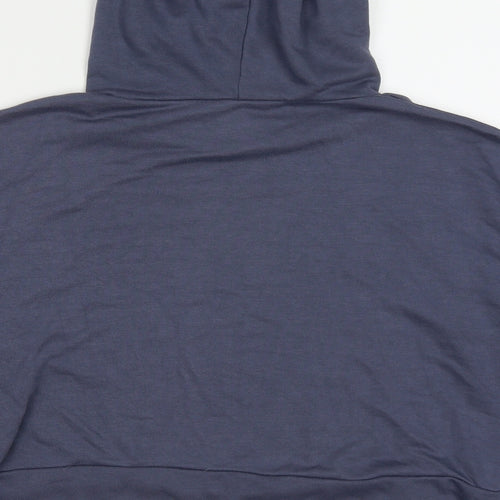 Jeff & Co Womens Blue  Polyester Pullover Hoodie Size 12  Pullover