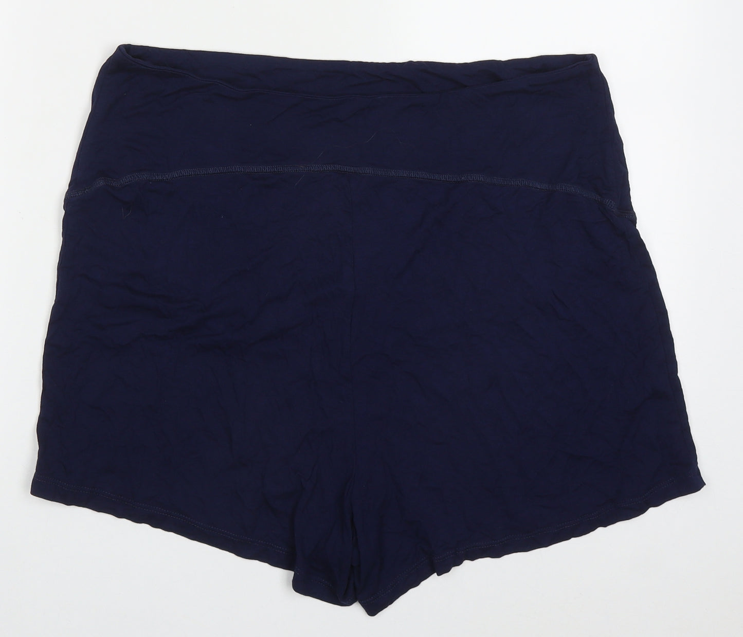 George Womens Blue  Viscose Sweat Shorts Size 16 L3 in Regular  - Pyjama shorts