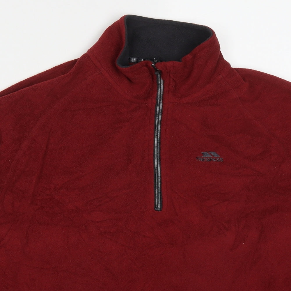 Trespass Mens Red   Jacket  Size M  Zip
