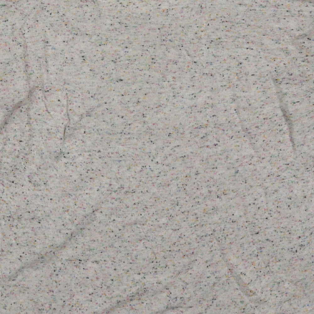 Marks and Spencer Womens Multicoloured Round Neck  Viscose Pullover Jumper Size 8