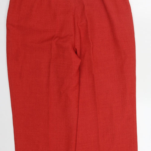 Gerry Weber Womens Red  Polyester Trousers  Size 30 in L23 in Regular Button