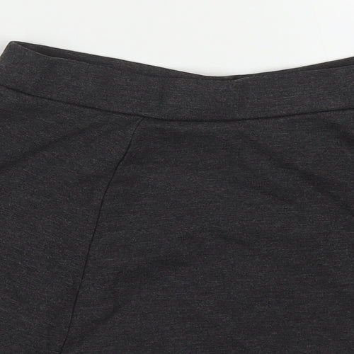 George Girls Grey  Polyester Skater Skirt Size 9-10 Years  Regular