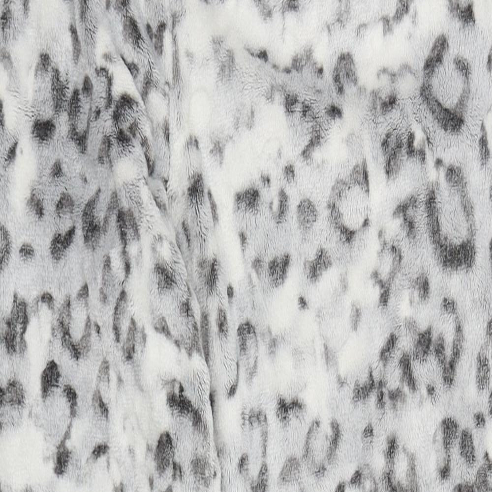 George Womens Grey Animal Print Polyester Trousers  Size 16 L28 in Regular  - Pyjama Pants