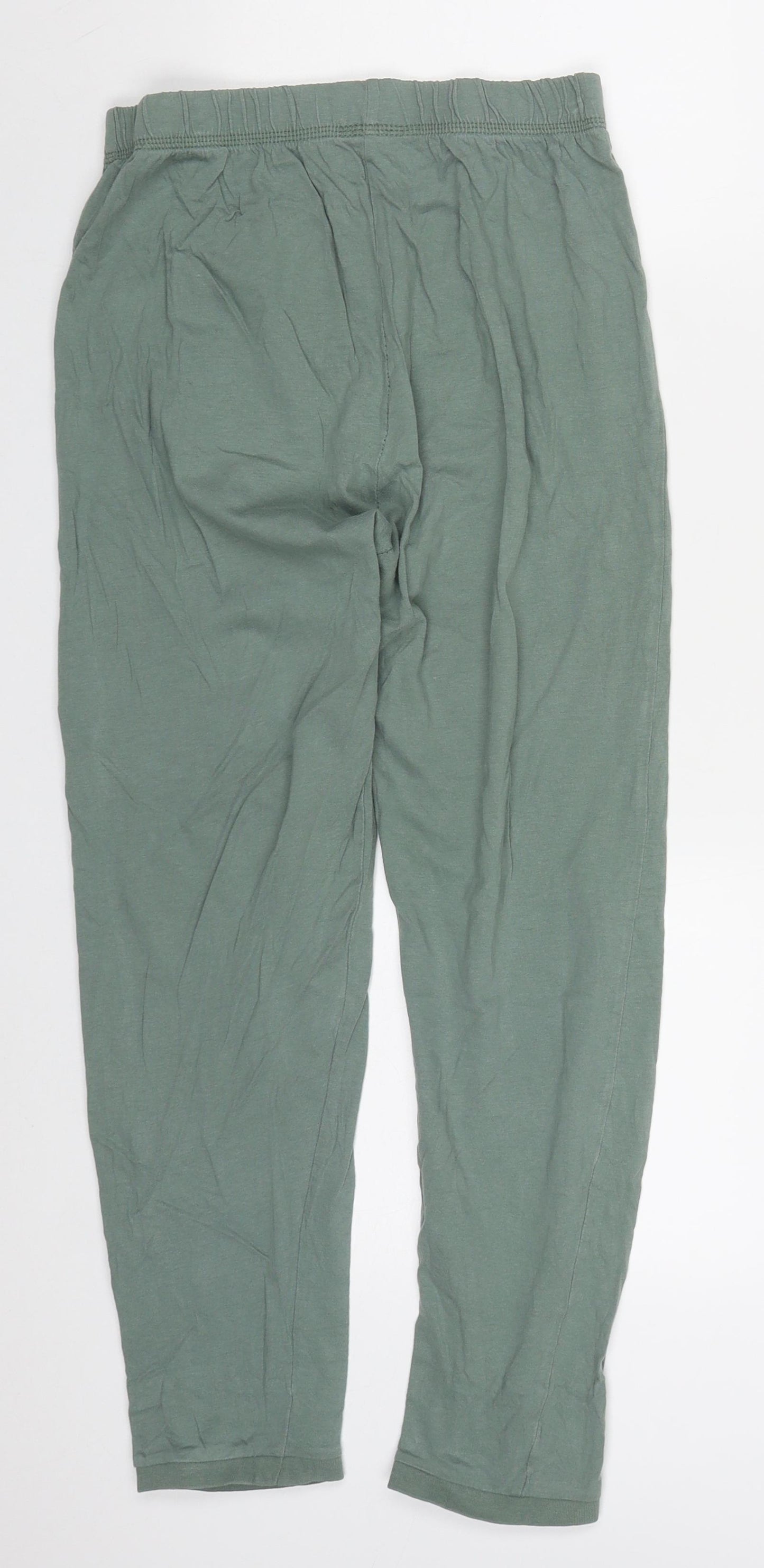 George Girls Green  Cotton Sweatpants Trousers Size 12-13 Years  Regular  - Pyjama Pants