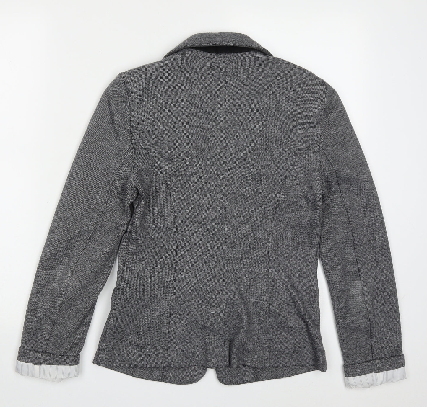 Atmosphere Womens Grey  Polyester Jacket Blazer Size 10