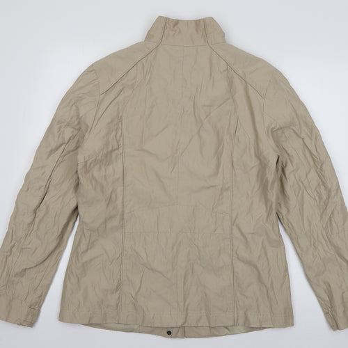 Wega Womens Beige   Jacket  Size 14  Zip