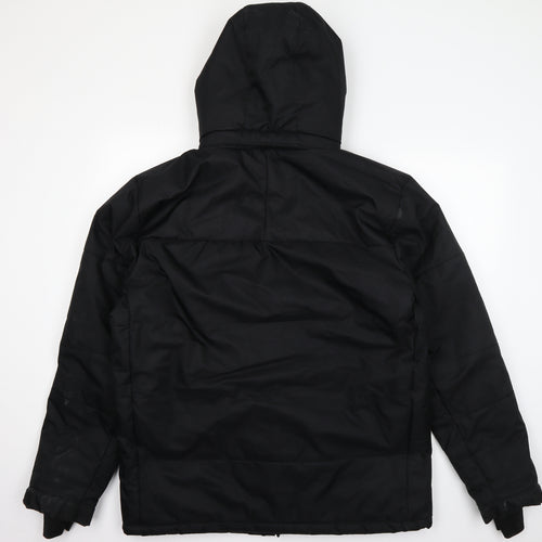 Cedar Wood State Mens Black   Parka Coat Size L  Zip