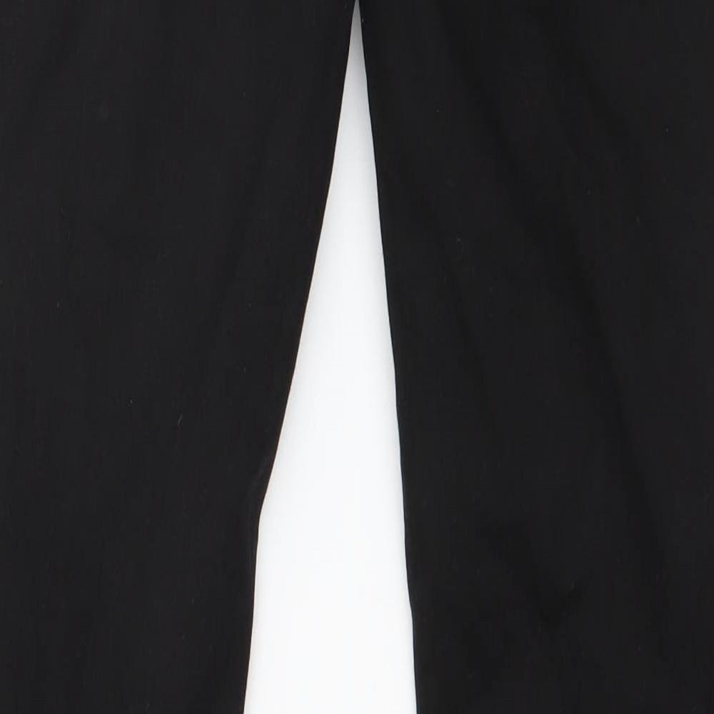 Nutmeg Womens Black  Cotton Skinny Jeans Size 8 L31 in Regular Button