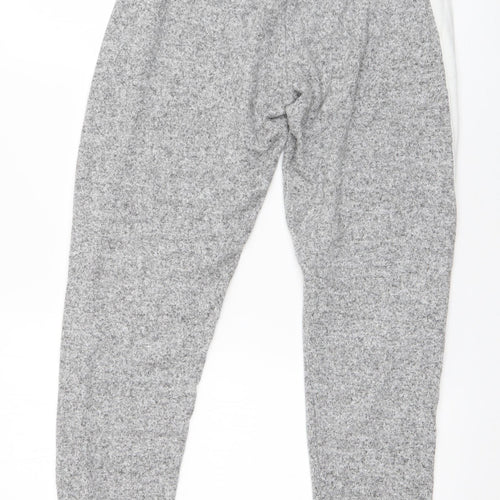 George Womens Grey Striped Viscose Jogger Trousers Size 10 L26 in Regular
