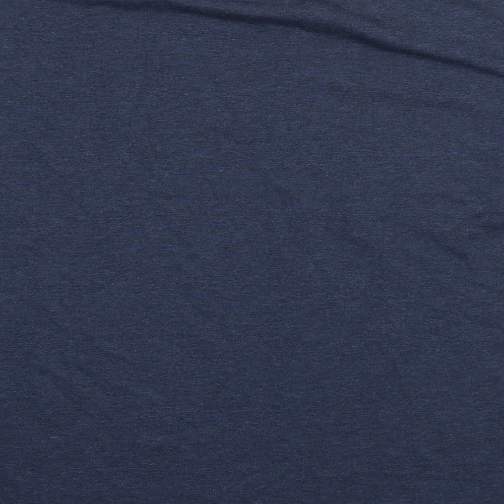 TU Womens Blue  Polyester Basic T-Shirt Size 18 Round Neck