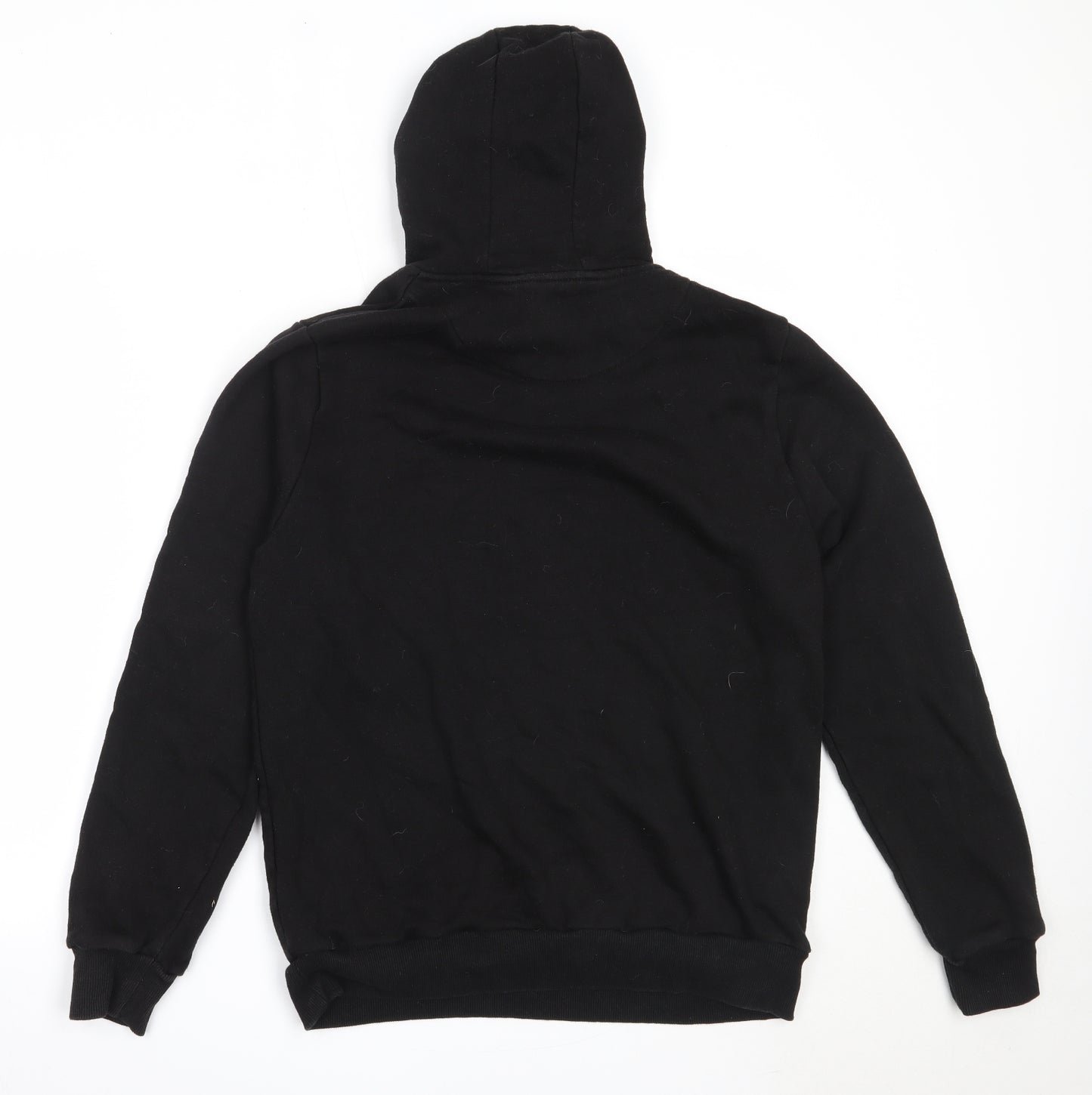 Primark Womens Black  Cotton Pullover Hoodie Size M