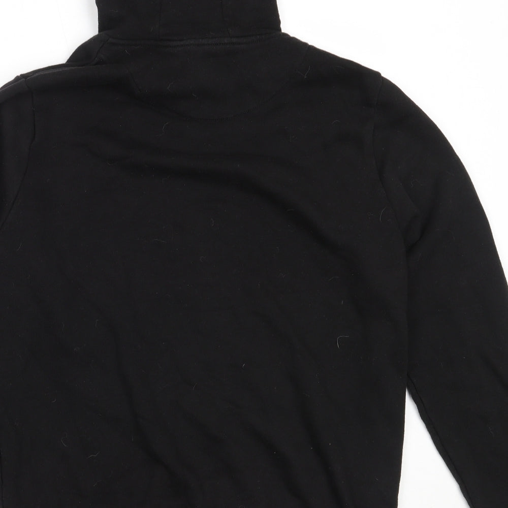 Primark Womens Black  Cotton Pullover Hoodie Size M