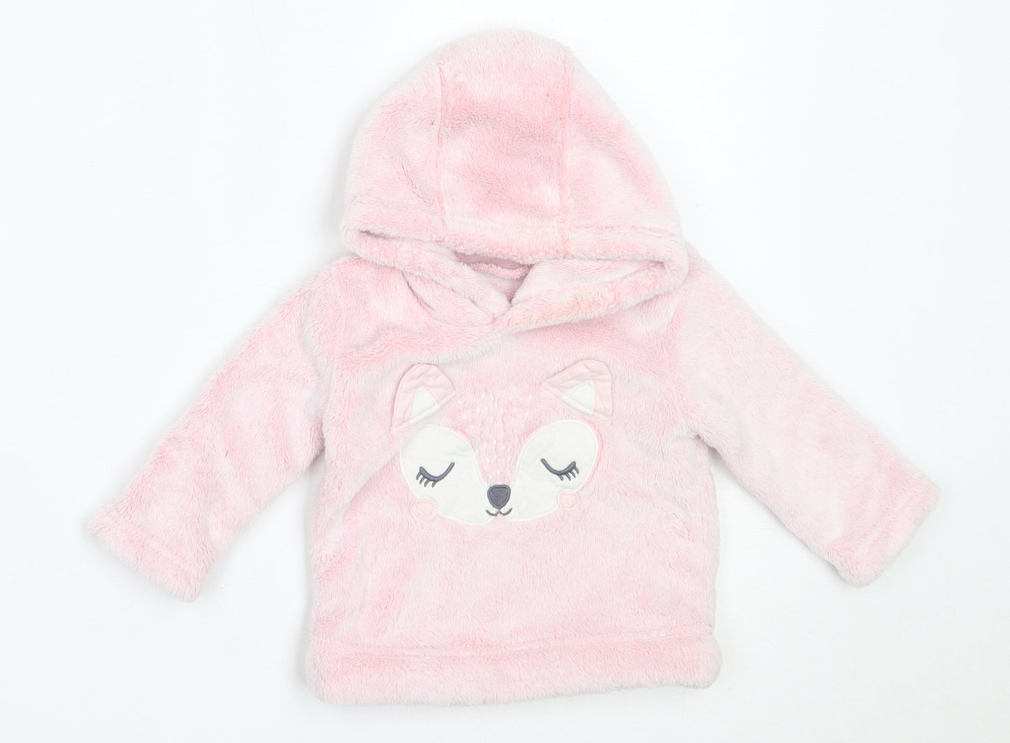 George Girls Pink  Polyester Pullover Jumper Size 3-6 Months