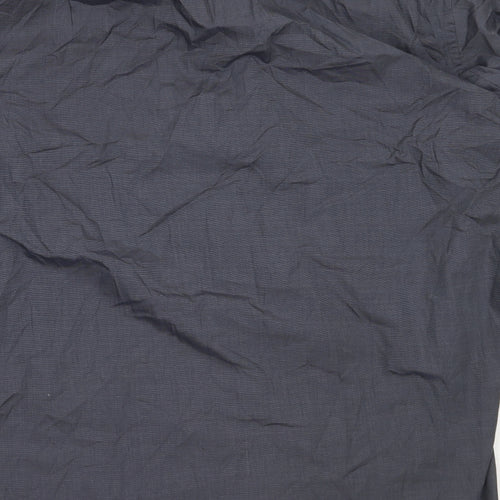 Blazer Mens Grey  Cotton  Button-Up Size 16 Collared
