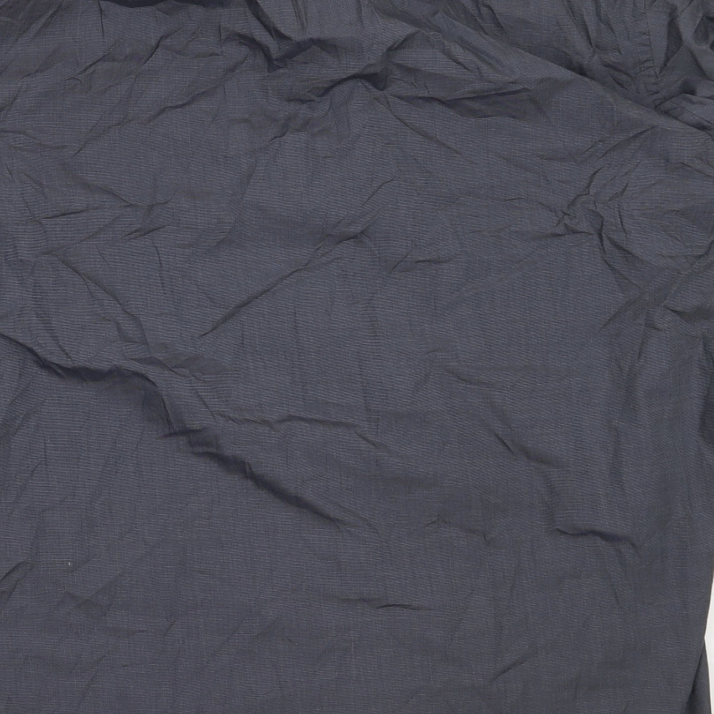 Blazer Mens Grey  Cotton  Button-Up Size 16 Collared