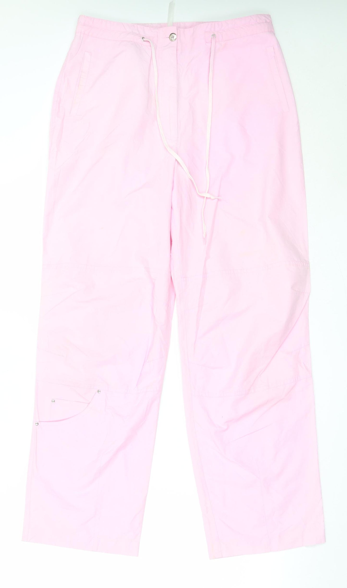 Together Womens Pink  Polyamide Trousers  Size 14 L29.5 in Regular